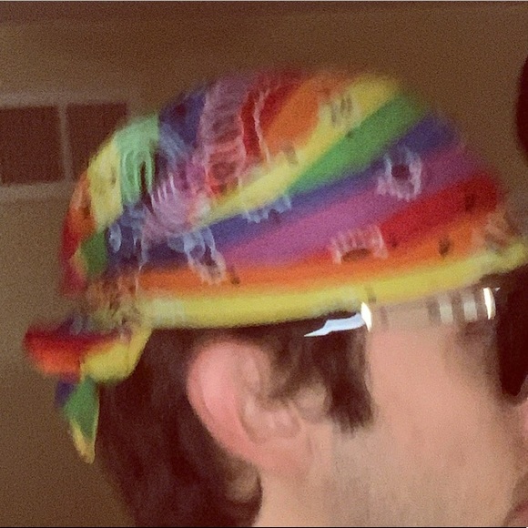 'Rainbow' Pride Bandana (55cmx55cm) 🏳️‍🌈 - Picture 4 of 5